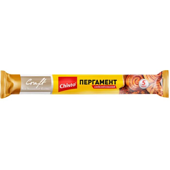 Бумага для выпечки пергаментная Chisto Craft Силиконизированная 5 м (4823098415442)