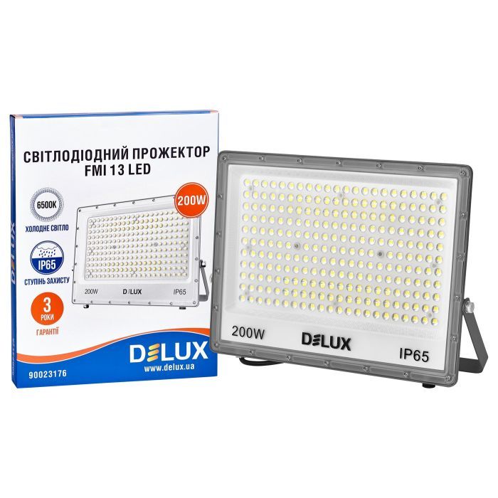 Прожектор Delux FMI 13 LED 200Вт 6500K IP65 (90023176) зображення 3