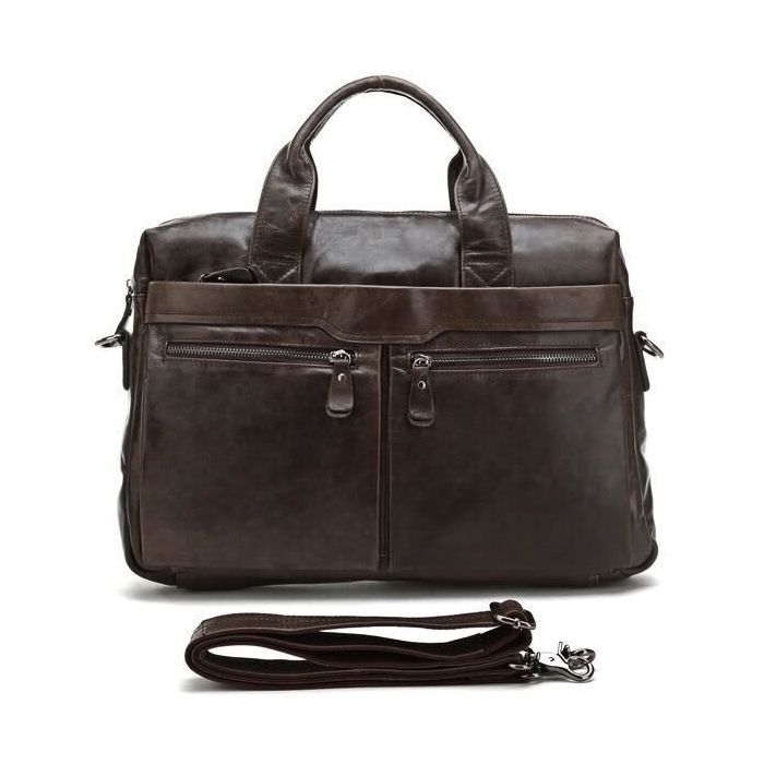 Сумка Vintage Коричневая (14088) изображение 6