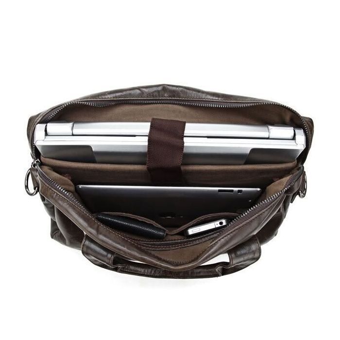 Сумка Vintage Коричневая (14088) изображение 9