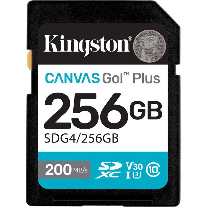 Карта памяти Kingston 512GB SDXC сlass 10 UHS-I U3 V30 Canvas Go Plus G4 (SDG4/512GB)
