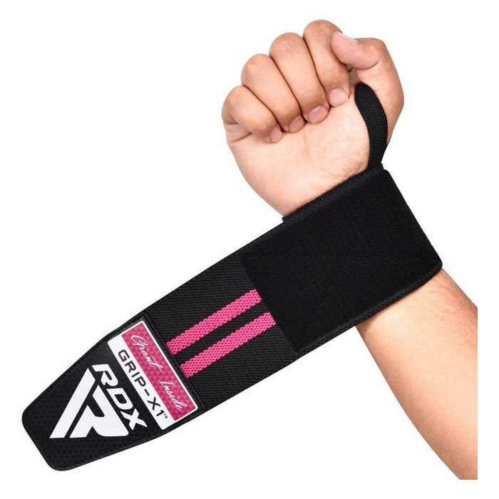Бинт для спорта RDX Gym Wrist Wrap R11 Black/Blue (WAH-WR11BU)