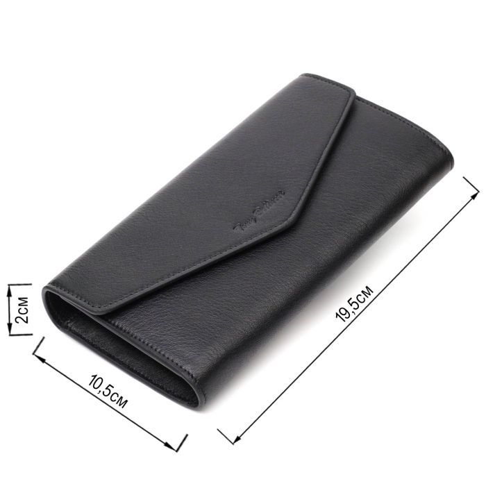 Портмоне Tony Bellucci З натуральної шкіри Чорне (21976) зображення 3