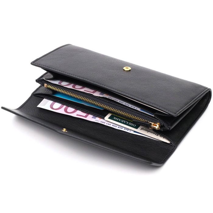 Портмоне Tony Bellucci З натуральної шкіри Чорне (21976) зображення 8