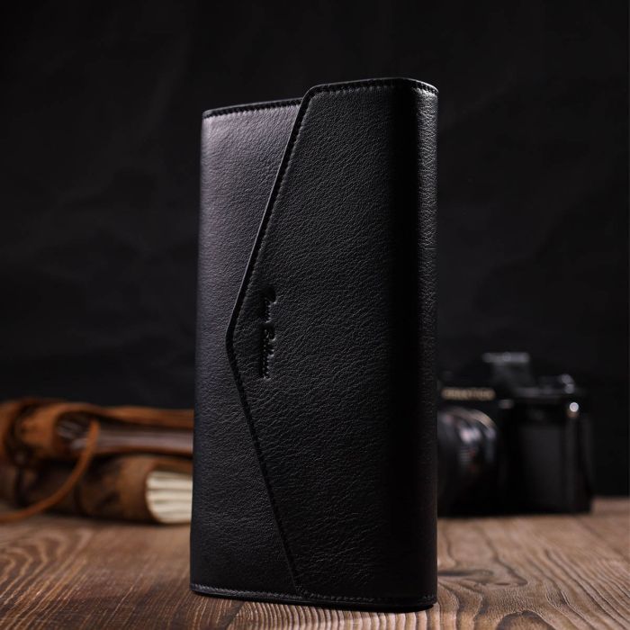 Портмоне Tony Bellucci З натуральної шкіри Чорне (21976) зображення 9