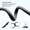 Дата кабель USB-C to USB-C 2.0m (braided cotton) (PD Fast Charging 60W) 3.0А black ColorWay (CW-CBPDCC068-BK) изображение 11