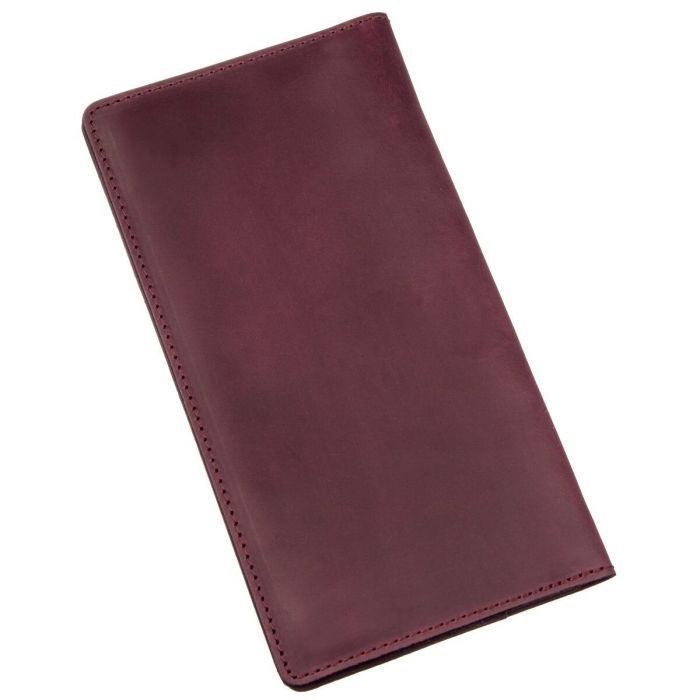Кошелек Shvigel Кожаный Бордовый (16196) изображение 2