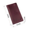 Кошелек Shvigel Кожаный Бордовый (16196) изображение 3