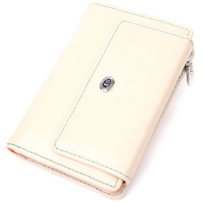 Кошелек ST Leather Из натуральной кожи Белый (22500)