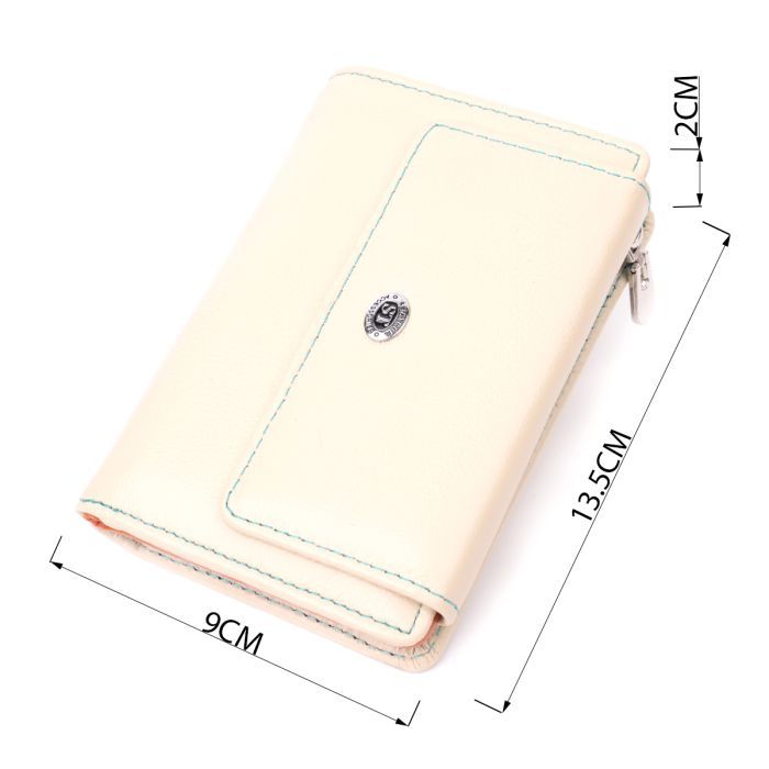 Кошелек ST Leather Из натуральной кожи Белый (22500) изображение 4