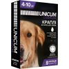 Краплі для тварин Unicum COMPLEX від бліх, кліщів та гельмінтів на холку для собак 4-10 кг/4 шт (4820150202514)