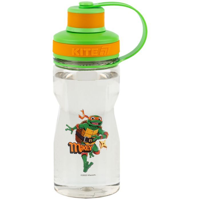 Поильник-непроливайка Kite Ninja Turtles 500 мл, сіра (NT25-397)