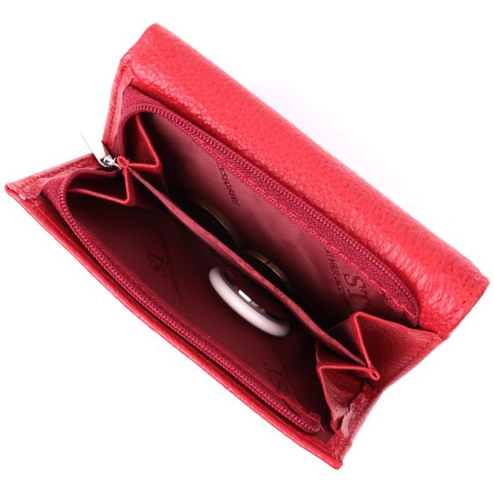 Гаманець ST Leather Шкіряний Червоний (22490) зображення 7