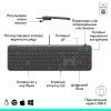 Клавиатура Logitech Signature Slim K620 for Business USB-C UA Graphite (920-013333) изображение 6