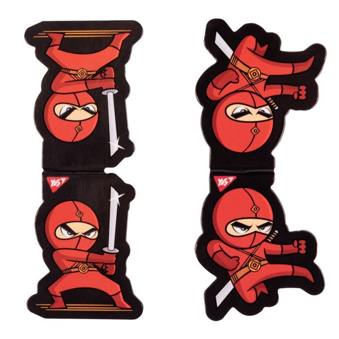 Закладки для книг Yes магнитные Ninja, 2шт (707916) изображение 2