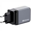 Зарядное устройство Verbatim GaN 65 W 3 ports (2xUSB-C-65 W /USB-A -3.0) (32201) изображение 2