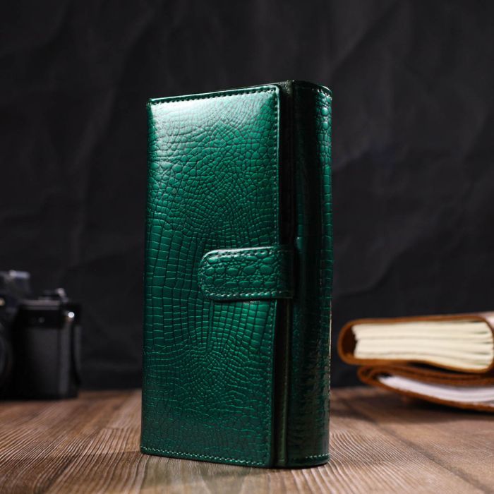 Кошелек ST Leather Из натуральной кожи Зеленый (19424) изображение 9
