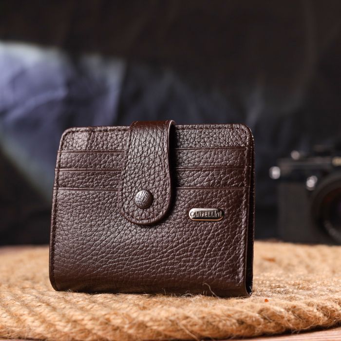 Гаманець Canpellini З натуральної шкіри Коричневий (21686) зображення 8