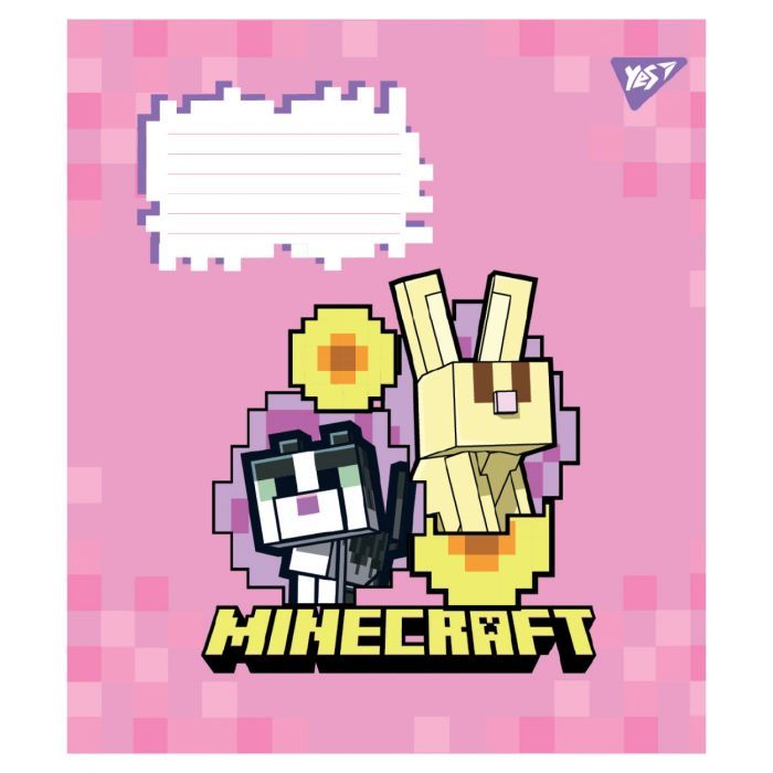 Тетрадь Yes Minecraft Flowers А5 12 листов клетка (767583) изображение 5