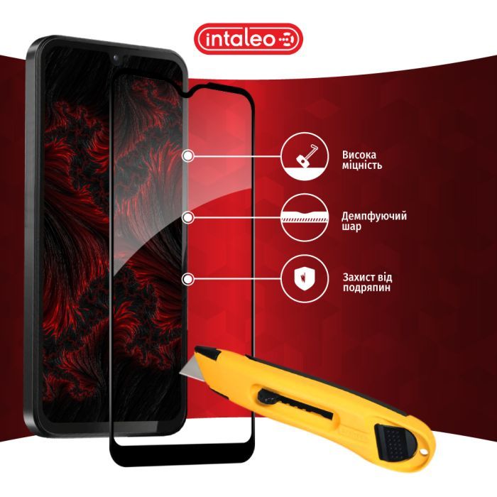 Стекло защитное Intaleo Full Glue Samsung A15 Black (1283126583063) изображение 5