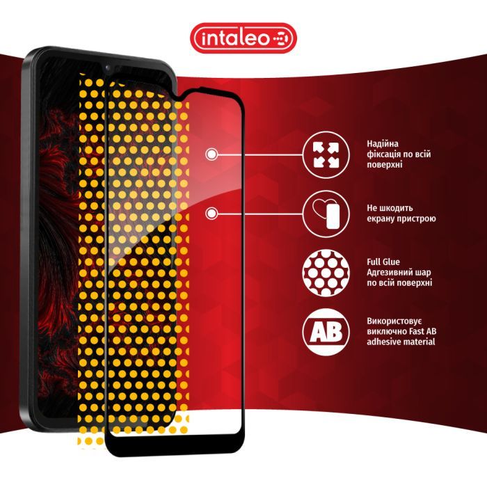 Стекло защитное Intaleo Full Glue Samsung A15 Black (1283126583063) изображение 7