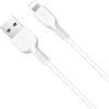 Дата кабель USB 2.0 AM to Lightning 1.0m 2.4A PVC X13 white HOCO (6957531061151) изображение 2
