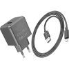 Зарядное устройство HOCO CS11A Ocean USB + cable USB to Micro 5P 10.5W Black (6942007603584) изображение 2