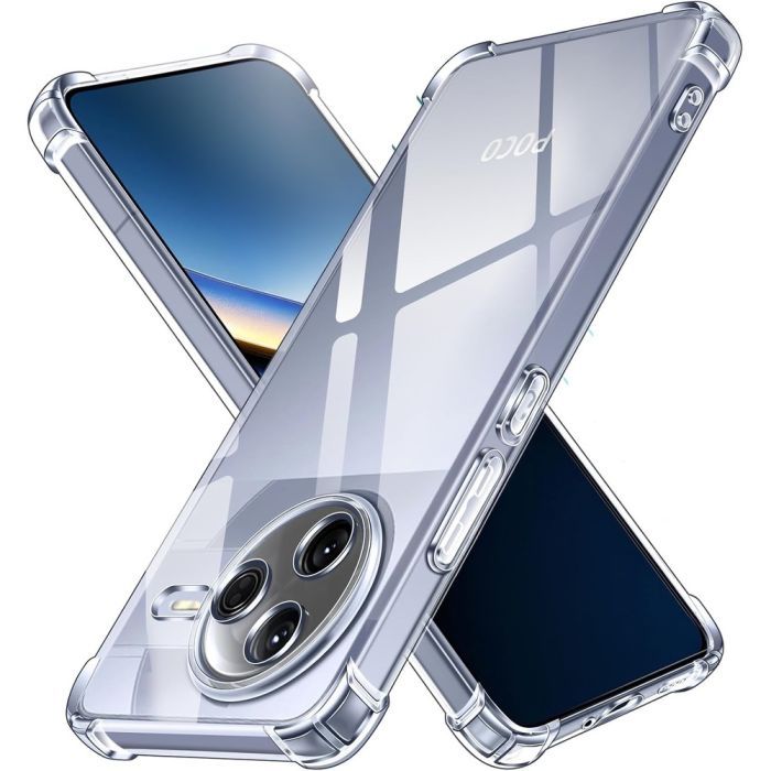 Чохол до мобільного телефона BeCover Anti-Shock Poco F7 Pro Clear (713499)