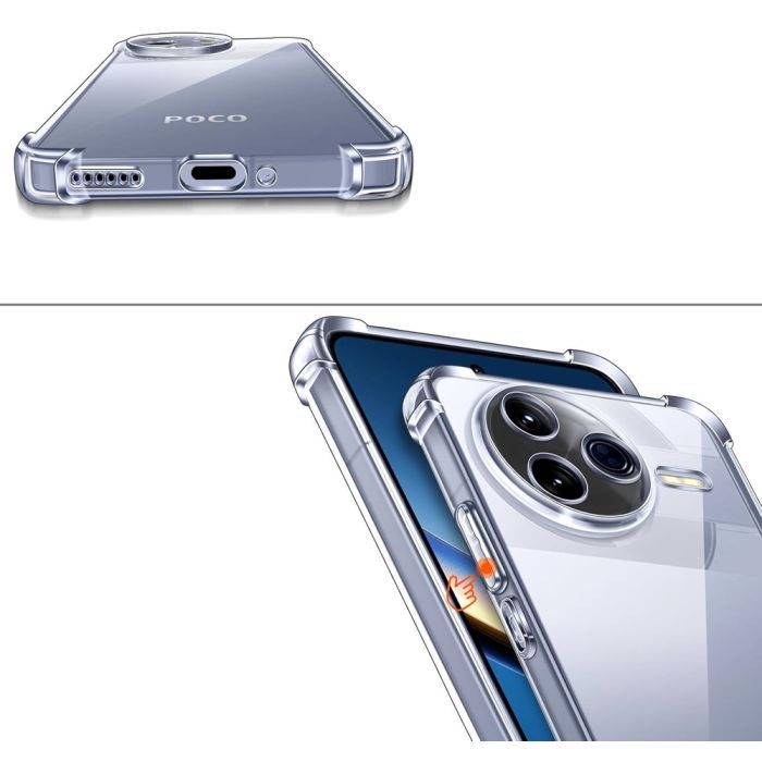 Чохол до мобільного телефона BeCover Anti-Shock Poco F7 Pro Clear (713499) зображення 3