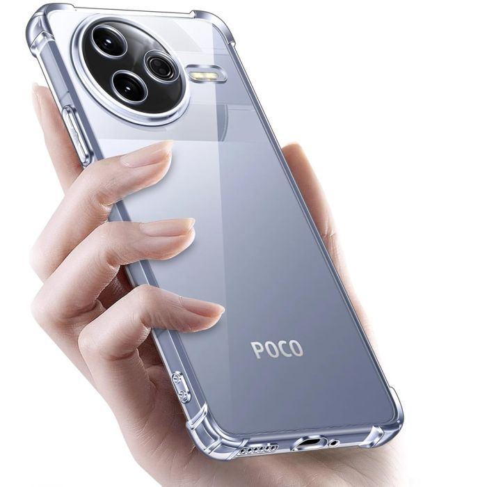 Чохол до мобільного телефона BeCover Anti-Shock Poco F7 Pro Clear (713499) зображення 4