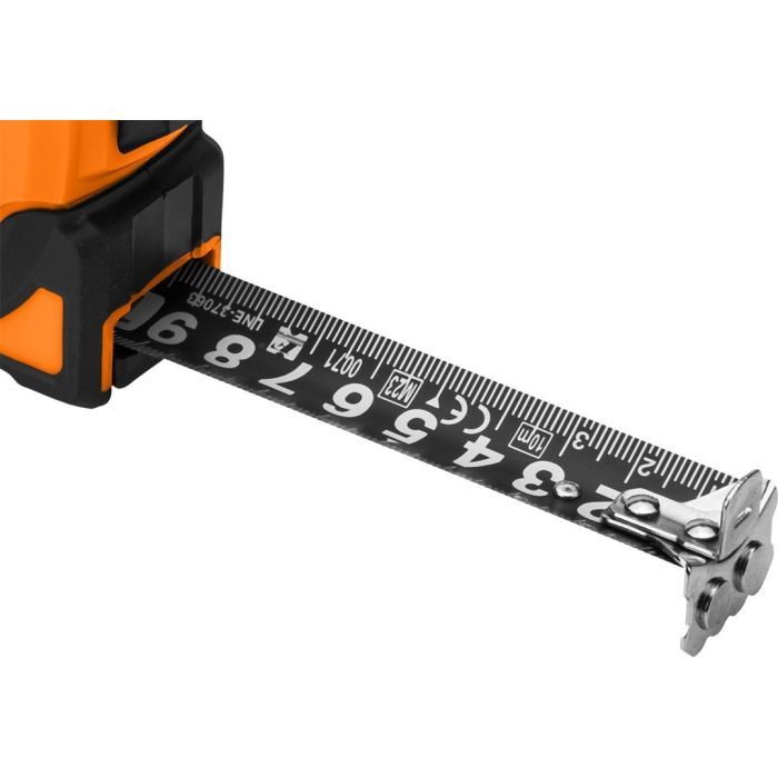 Рулетка Neo Tools Super Black, 7.5мx25мм, с фиксатором сматывания, магнит (67-244) изображение 3