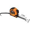 Рулетка Neo Tools Super Black, 7.5мx25мм, с фиксатором сматывания, магнит (67-244) изображение 6