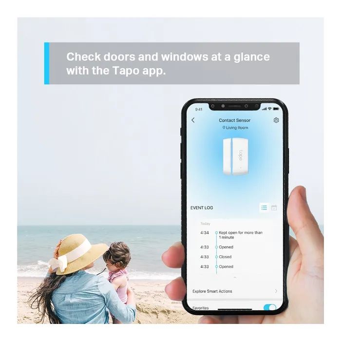 Датчик открытия TP-Link Tapo T110 smart (Tapo T110) изображение 6