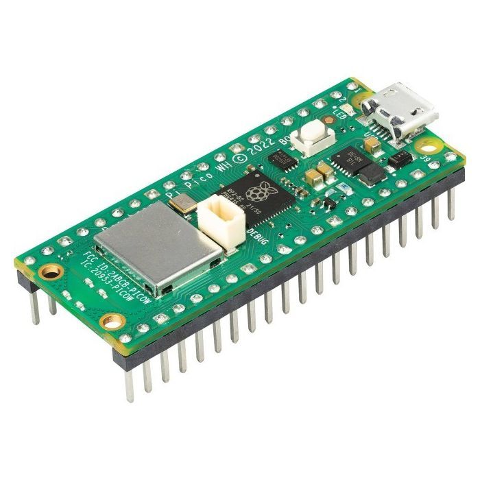 Дополнительное оборудование к промышленному ПК Raspberry Pi Микроконтроллер Raspberry Pi Pico WH (SC0919)