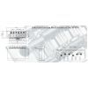 Бридж для гітари Paxphil WVP6SB Chrome зображення 2