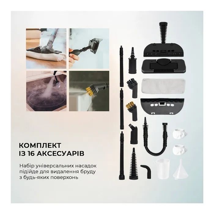Пароочиститель Cecotec HydroSteam 1300 Rapid Max (CCTC-00644) изображение 6