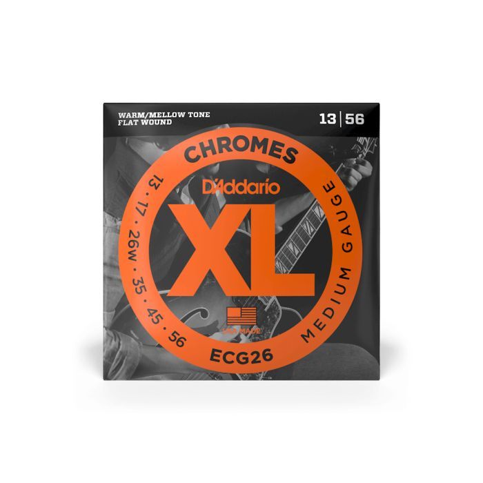 Струни для гітари D'Addario XL Chromes Medium (13-56) (ECG26)