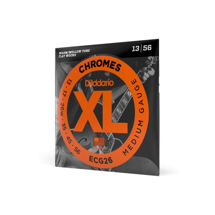 Струни для гітари D'Addario XL Chromes Medium (13-56) (ECG26) зображення 2