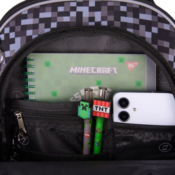 Рюкзак шкільний Yes Minecraft World S-109 напівкаркасний (559882) зображення 11
