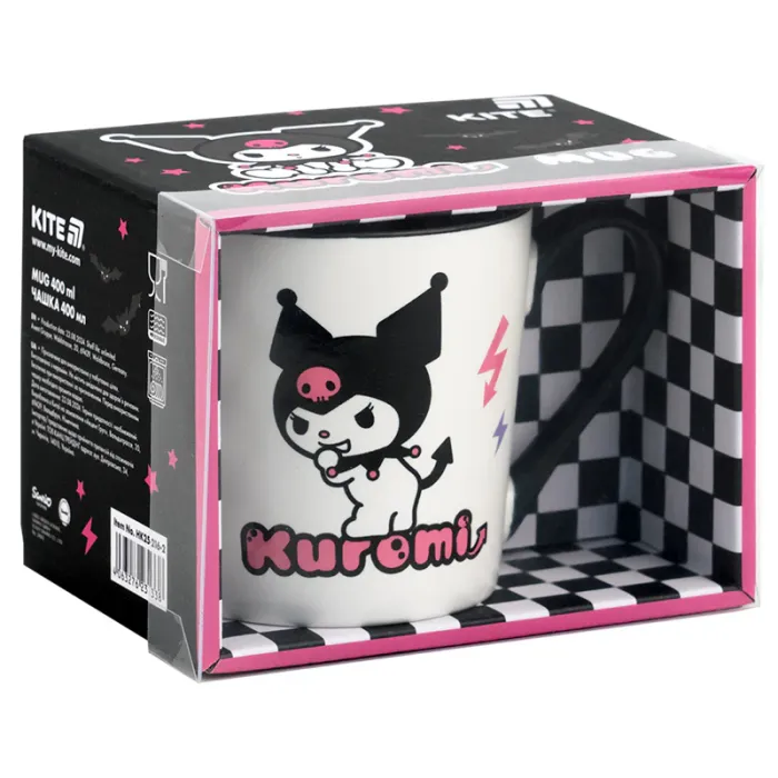 Чашка Kite Kuromi 400 мл, HK-2 (HK25-216-2) изображение 3