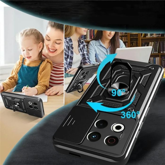 Чохол до мобільного телефона BeCover Military Tecno Spark 30 Pro (KL7) Black (713542) зображення 3