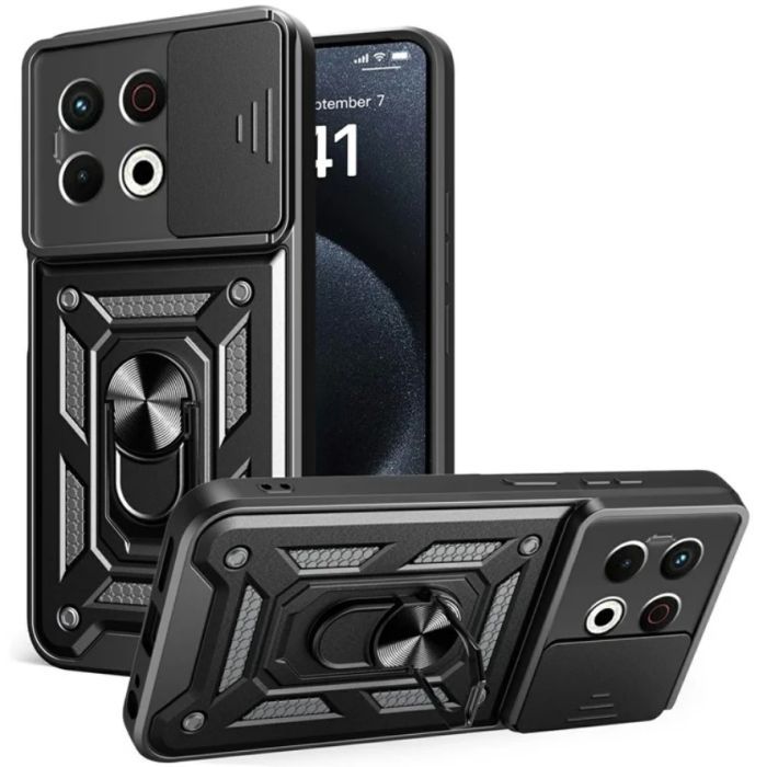 Чохол до мобільного телефона BeCover Military Tecno Spark 30 Pro (KL7) Black (713542) зображення 6