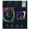 Кулер для корпуса 1stPlayer FS7 Black (FS7-BK-1IN1) изображение 9