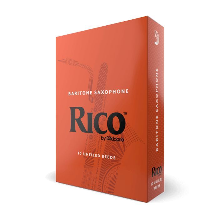 Трость для саксофона D'Addario Rico - Baritone Sax #2.5 - 10 Pack (RLA1025)