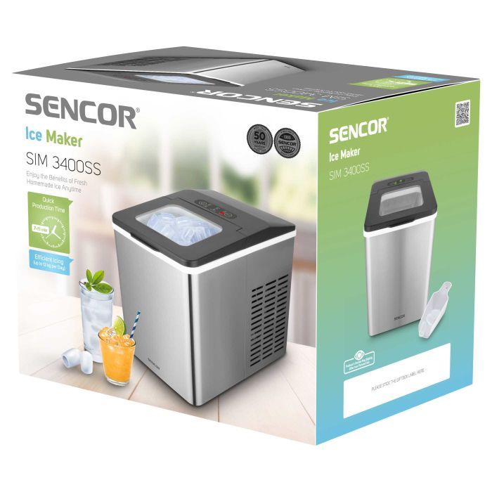 Ледогенератор бытовой Sencor SIM3400SS изображение 11