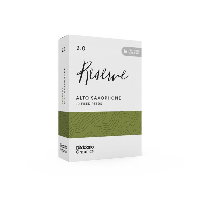 Тростина для саксофона D'Addario Organic Reserve - Alto Sax #2.0 - 10 Box (ODJR1020)
