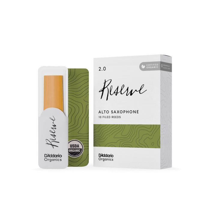 Тростина для саксофона D'Addario Organic Reserve - Alto Sax #2.0 - 10 Box (ODJR1020) зображення 2