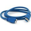 Дата кабель USB 3.0 AM to Micro B 0.8m black Voltronic (YT-3.0AM\Micro-B-0.8B) изображение 2