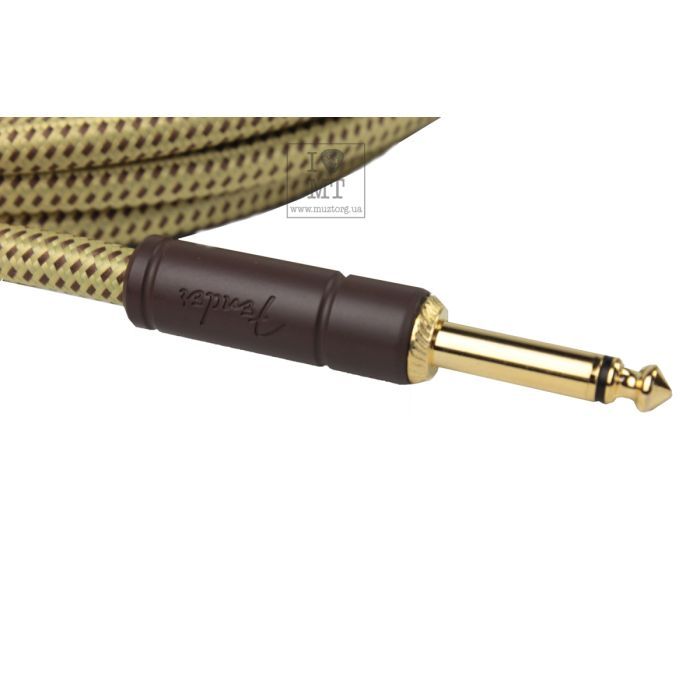 Инструментальный кабель Fender Cable Deluxe Series 15' Angled Tweed (228454) изображение 4