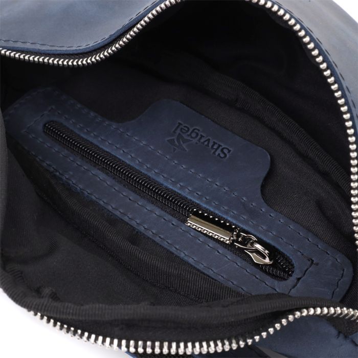 Сумка Shvigel Из натуральной кожи Синяя (23141) изображение 8